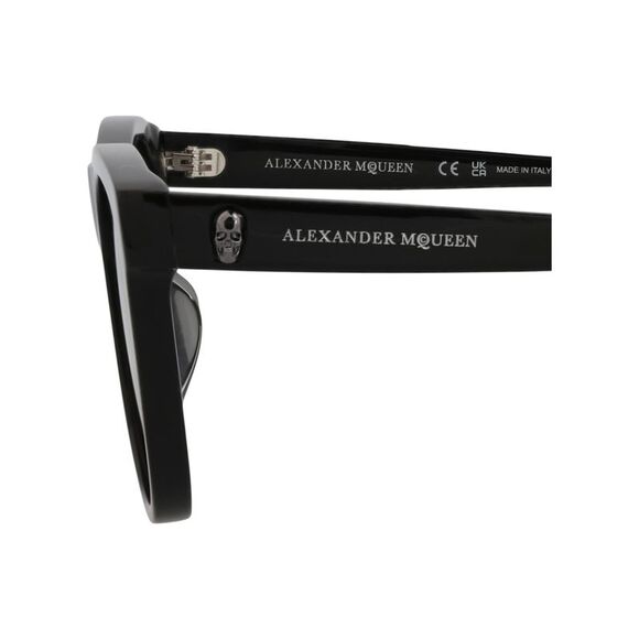 Alexander McQueen Square-Frame Acetate Sunglasses Black Unisex-Adult - Picture 4 of 6